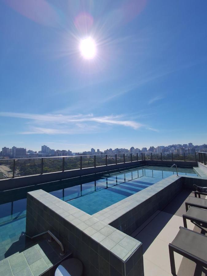 Lindo Studio Novo No Jp Redencao - Rofftop Com Vista Espetacular 阿雷格里港 外观 照片